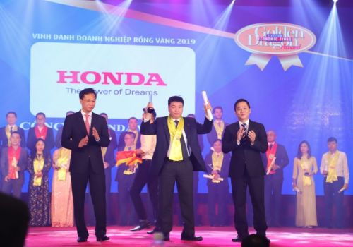 Honda Việt Nam nhận giải thưởng Rồng Vàng lần thứ 14
